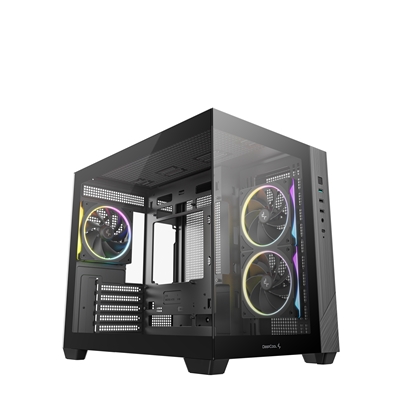 deepcool-cg330-3f-argb-dual-chamber-micro-atx-tower-case-tempered-glass-panels-3-x-120mm-argb-fans-usb-3-0-itx-micro-atx-black
