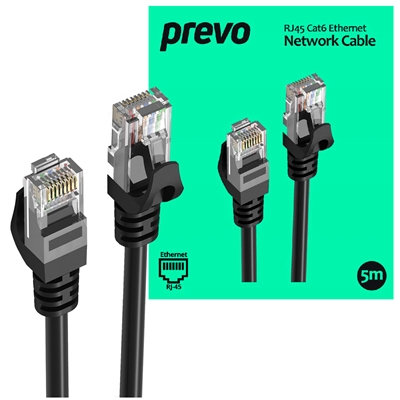 prevo-cat6-blk-5m-network-cable-rj45-m-to-rj45-m-cat6-5m-black-oxygen-free-copper-core-sturdy-pvc-outer-sleeve-clip-protector-retail-box-packaging