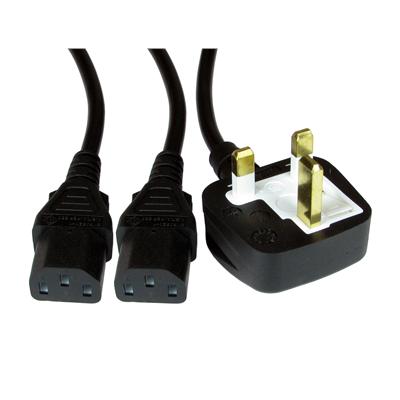 uk-mains-to-2-x-iec-kettle-1-8m-black-oem-power-splitter-cable