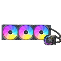 ANTEC Vortex 360 ARGB AiO Liquid CPU Cooler, White, Universal Socket, 360mm Radiator, PWM 2000RPM Fusion ARGB Cooling Fans, Addressable RGB LED Lighting with Suspended Spiral Pump Head Design