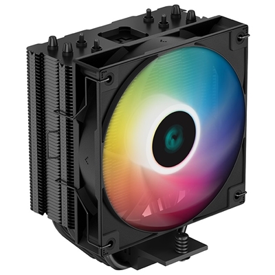deepcool-ag400-black-argb-v2-cpu-air-cooler-120mm-pwm-fan-4-direct-touch-heat-pipes-addressable-rgb-lga1851-1700-1200-am5-am4-compatible-high-performance-single-tower-cooler