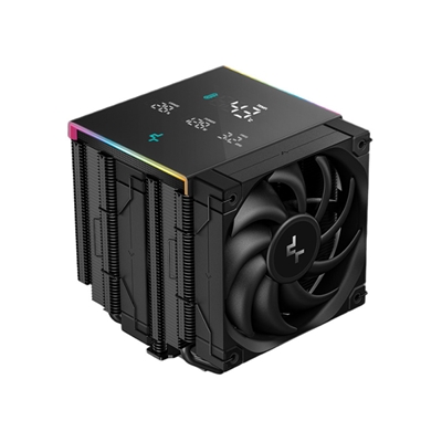 deepcool-ak620-digital-pro-cpu-air-cooler-dual-tower-with-digital-display-120mm-fdb-fans-argb-lighting-6-copper-heatpipes-lga1700-am5-compatible-high-performance-quiet-cooling-for-gaming-pcs