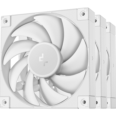 deepcool-fd12-120mm-case-fan-3-pack-pwm-control-high-airflow-low-noise-hydro-bearing-white-anti-vibration-pads-4-pin-connector