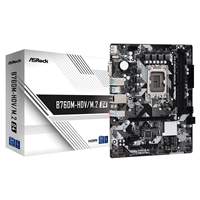 ASRock B850M Pro-A AMD AM5 Socket Motherboard, Micro-ATX, 4x DDR5 Slots, 3x M.2 Sockets, 2.5GbE LAN, 1x DisplayPort / 1x HDMI Port