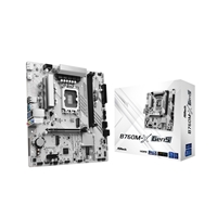 ASRock B850M Pro RS WiFi AMD AM5 Socket Motherboard, Micro-ATX, 4x DDR5 Slots, 3x M.2 Sockets, Fitted I/O Shield, 2.5GbE LAN, Wi-Fi 6E, 1x DisplayPort / 1x HDMI Port
