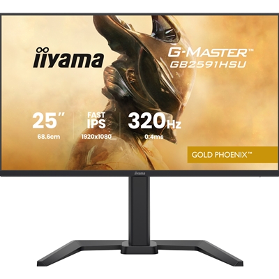 iiyama-g-master-gb2591hsu-b1-24-5-inch-fast-ips-lcd-1920x1080-up-to-320hz-350-cd-m2-brightness-0-4ms-mprt-2-x-hdmi-2-1-1-x-dp-usb-hub-2x-usb-3-2-2x-usb-c-g-sync-compatible-freesync-premium