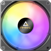 Antec Tranquil 140 ARGB PWM Case Fan - Fluid Dynamic Bearing, 450-1500 RPM, Black