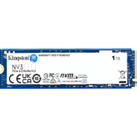 NETAC NV2000 (NT01NV2000-1T0-E4X) 1TB NVMe SSD, M.2 Interface, PCIe Gen3, 2280, Read 2500MB/s, Write 2100MB/s, 5 Year Warranty