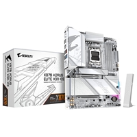 Gigabyte X870E AORUS PRO AMD AM5 Socket Motherboard, ATX, 4x DDR5 Slots, 4x M.2 Sockets, Fitted I/O Shield, 2.5GbE LAN, Wi-Fi 7, 1x HDMI Port / 2x USB-C (USB4)