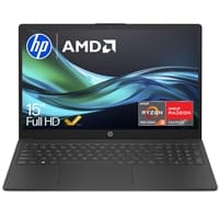 HP 15-fc0045sa Laptop, 15.6 Inch Full HD 1080p Screen, AMD Ryzen 3 7320U, 8GB RAM, 256GB SSD, AMD Radeon Graphics, Windows 11 Home