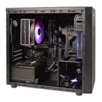 RGB Micro Tower - AMD Ryzen 3 4300G Quad Core 8 Thread 3.80GHz (4.00GHz Boost), 16GB DDR4 RAM, 1TB NVMe M.2, WiFi 6 + BT, 120mm RGB Air Cooler - Pre-Built PC