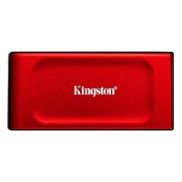 Kingston XS1000 Red (SXS1000R/2000G) 2TB Portable External SSD, Read 1050MB/s, Write 1000MB/s, USB 3.2 Gen 2, 5 Year Warranty