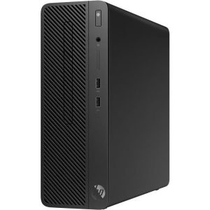 Refurbished HP 290 G1 SFF desktop PC, front view