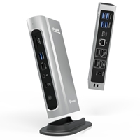 Plugable TBT4-UDZ ThunderBolt 4 Quad Monitor 100W USB-C PD 2.5GbE Docking Station