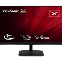 Viewsonic VA2432-H-2 24 Inch IPS Frameless Monitor,  Full HD, LED, Widescreen, 100Hz, 1ms, VGA, HDMI, VESA